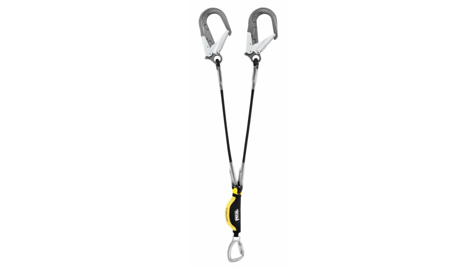 Petzl Absorbica-Y Lanyard W/Energy Absorber, Captive Carabiners 3 Petzl Absorbica-Y Lanyard W/Energy Absorber, Captive Carabiners - Image 3