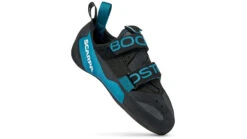 Scarpa Boostic Climbing Shoes -Metolius Shop opplanet scarpa boostic climbing shoes black azure 45 70071 000 blkazr 45 av 4
