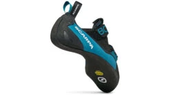 Scarpa Boostic Climbing Shoes -Metolius Shop opplanet scarpa boostic climbing shoes black azure 45 70071 000 blkazr 45 av 6